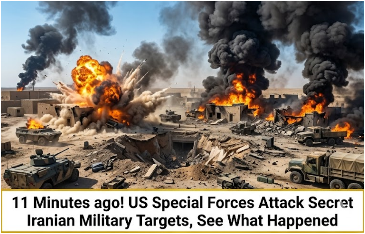 11 Minutes ago! US Special Forces Attack Secret Iranian Military Targets, See What Happened3!